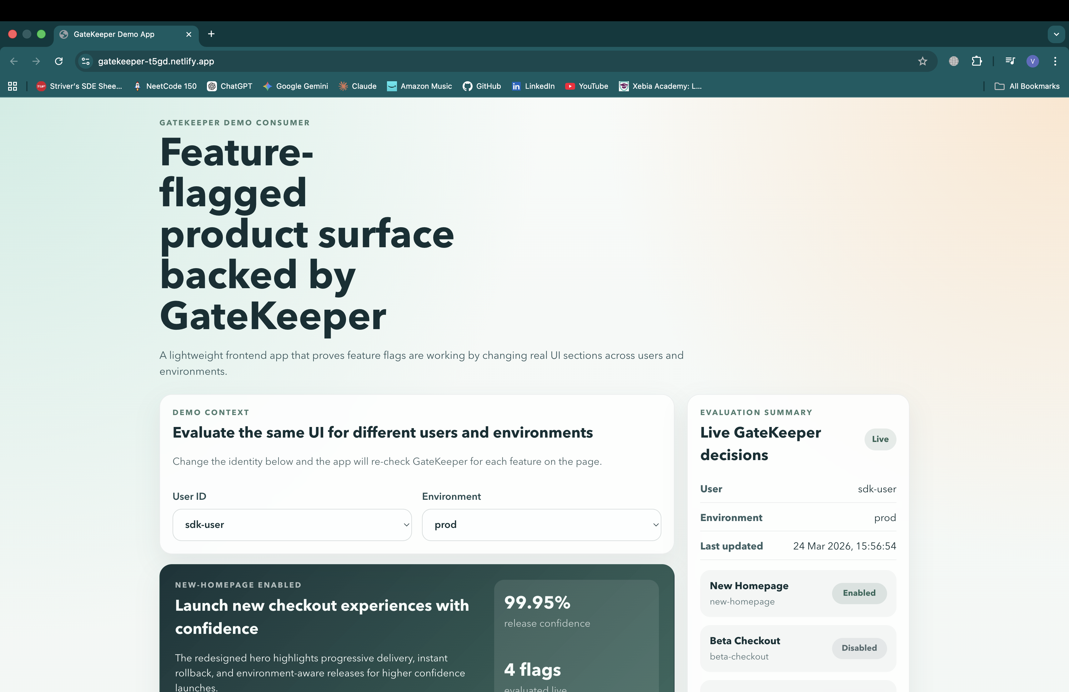 GateKeeper project screenshot