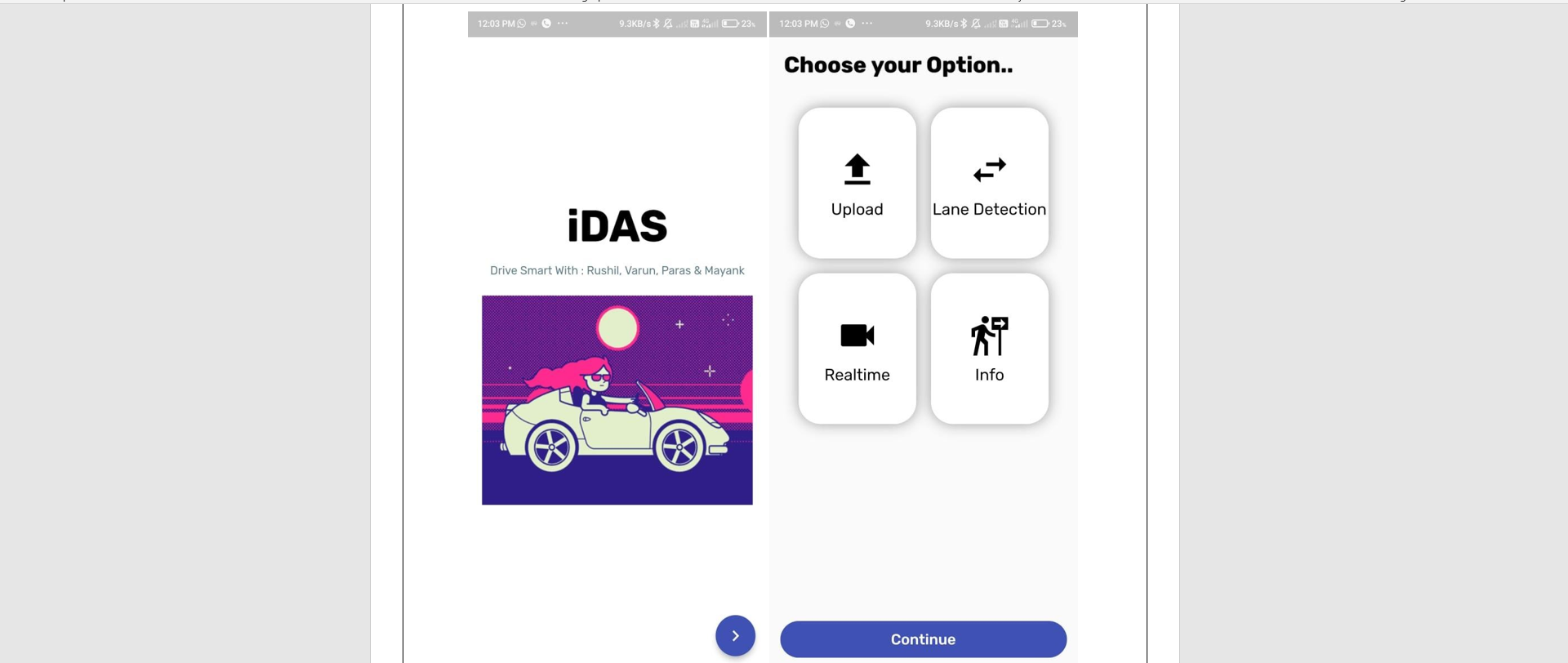 iDAS project screenshot